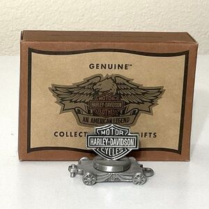 2002 Harley Davidson Mini Pewter Bar & Shield Boxcar Train 97924-03V #2128/2500